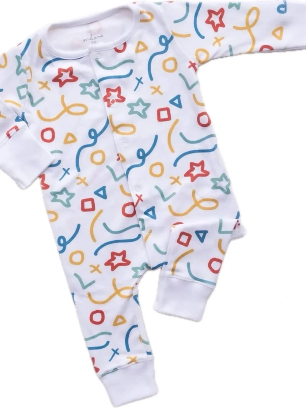 Baby Doodles Romper 100% Organic Pima Cotton 0-3 Months